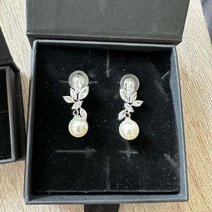 Copper Lane Gift Co Lily earrings. Brand new never worn. Rhodium.